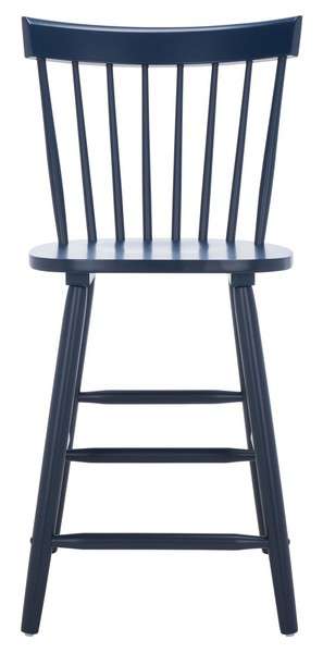 Safavieh Providence Counter Stool Set Of 2 - Navy | Counter Stools | Modishstore - 2