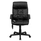 Flash Furniture BT-9578P-GG High Back Massaging Black Leather Executive Swivel Office Chair | Office Chairs | Modishstore-2