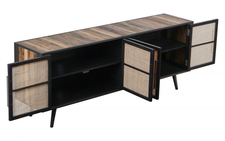 TV Dresser 4 Doors By Novasolo - BW RT 18050 | TV Stands | Modishstore - 6