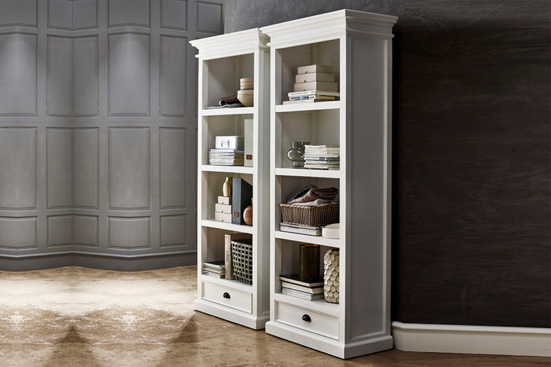 Bookcase with 1 Drawer By Novasolo - CA604 | Bookcases | Modishstore