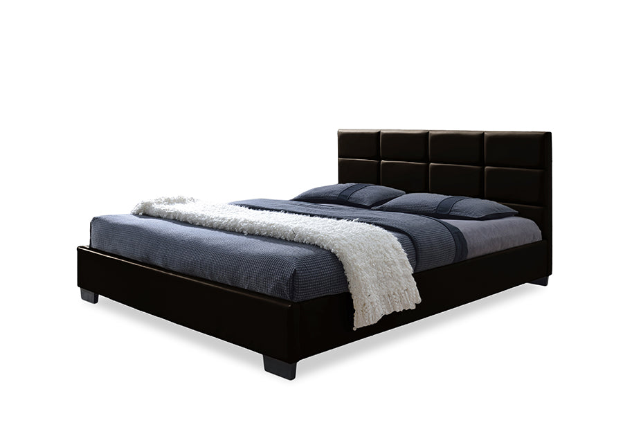 Baxton Studio Vivaldi Modern Platform Base Queen Size Bed Frame | Beds | Modishstore