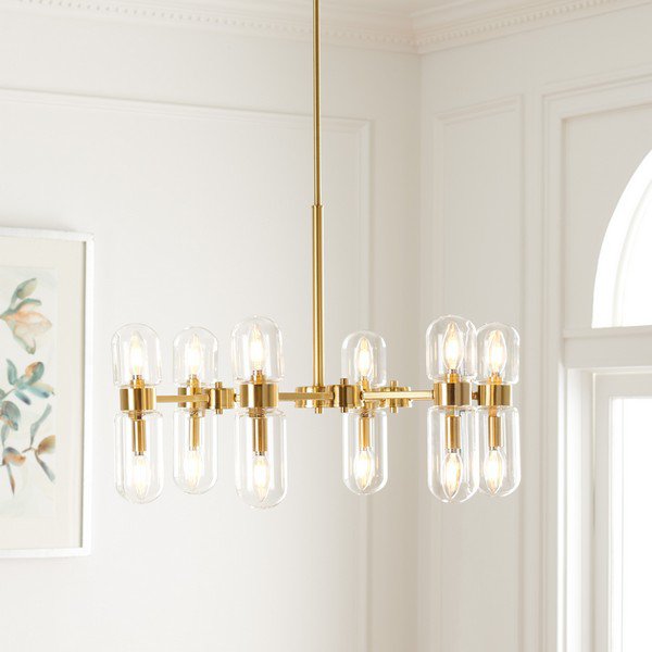 Safavieh Darragh Chandelier - Gold | Chandeliers | Modishstore