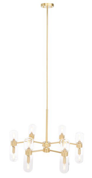 Safavieh Darragh Chandelier - Gold | Chandeliers | Modishstore - 2