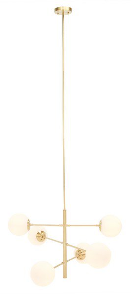 Safavieh Bassett Chandelier - Gold | Chandeliers | Modishstore - 2