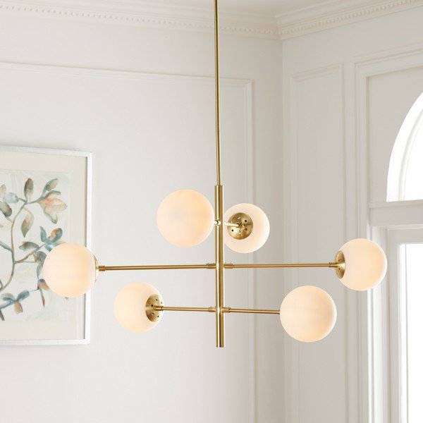 Safavieh Bassett Chandelier - Gold | Chandeliers | Modishstore