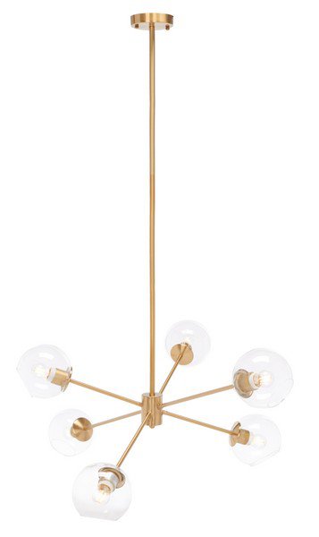 Safavieh Cantori Chandelier - Gold | Chandeliers | Modishstore - 2