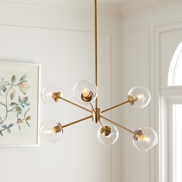 Safavieh Cantori Chandelier - Gold | Chandeliers | Modishstore - 3