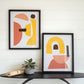 Colorful Framed Graphic Prints Under Glass Set Of 2 By Kalalou | Wall Decor |  Modishstore 