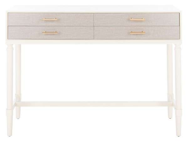 Safavieh Estella 4Drw Console Table - White | Console Tables | Modishstore - 2