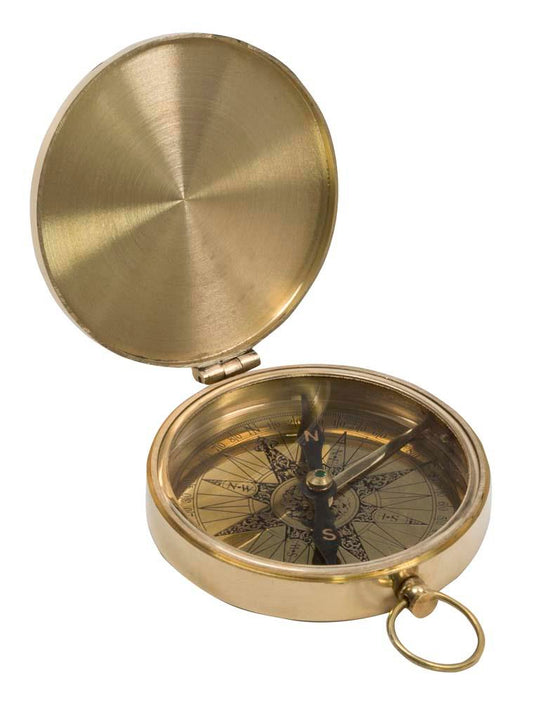 Pocket Compass By Authentic Models Brass Modish Store