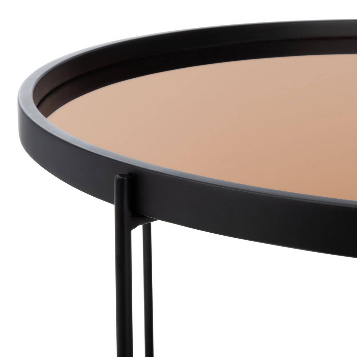 Safavieh Ruby Round Tray Top Coffee Table | Coffee Tables | Modishstore - 3