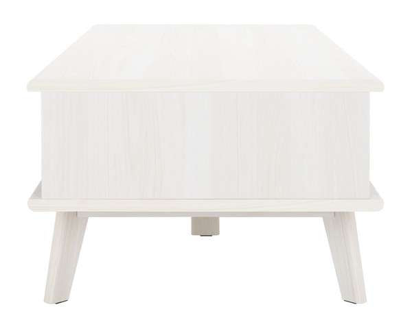 Safavieh Rori 1 Shelf Coffee Table - White | Coffee Tables | Modishstore - 3