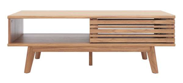 Safavieh Rori 1 Shelf Coffee Table - Oak | Coffee Tables | Modishstore - 2