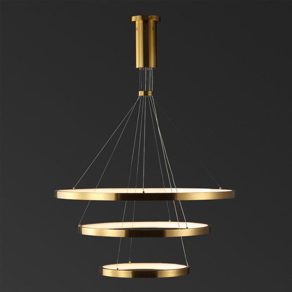 Safavieh Meranda 3 Tier Chandelier - Gold | Chandeliers | Modishstore - 2