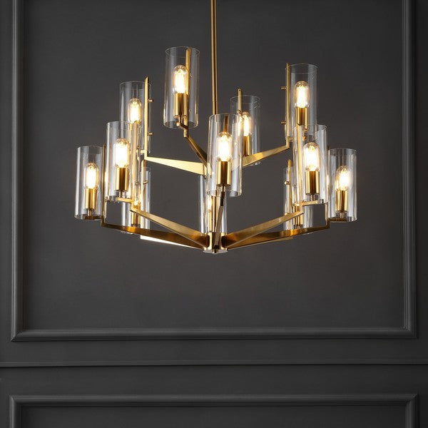 Safavieh Jennica Glass Chandelier | Chandeliers | Modishstore - 5