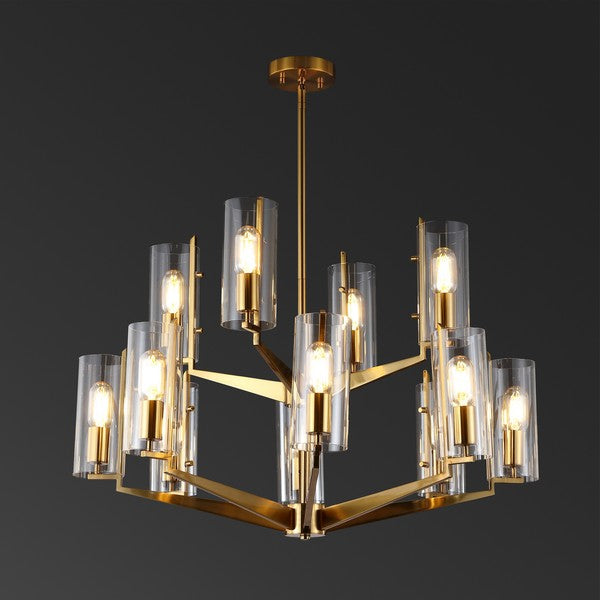 Safavieh Jennica Glass Chandelier | Chandeliers | Modishstore - 3