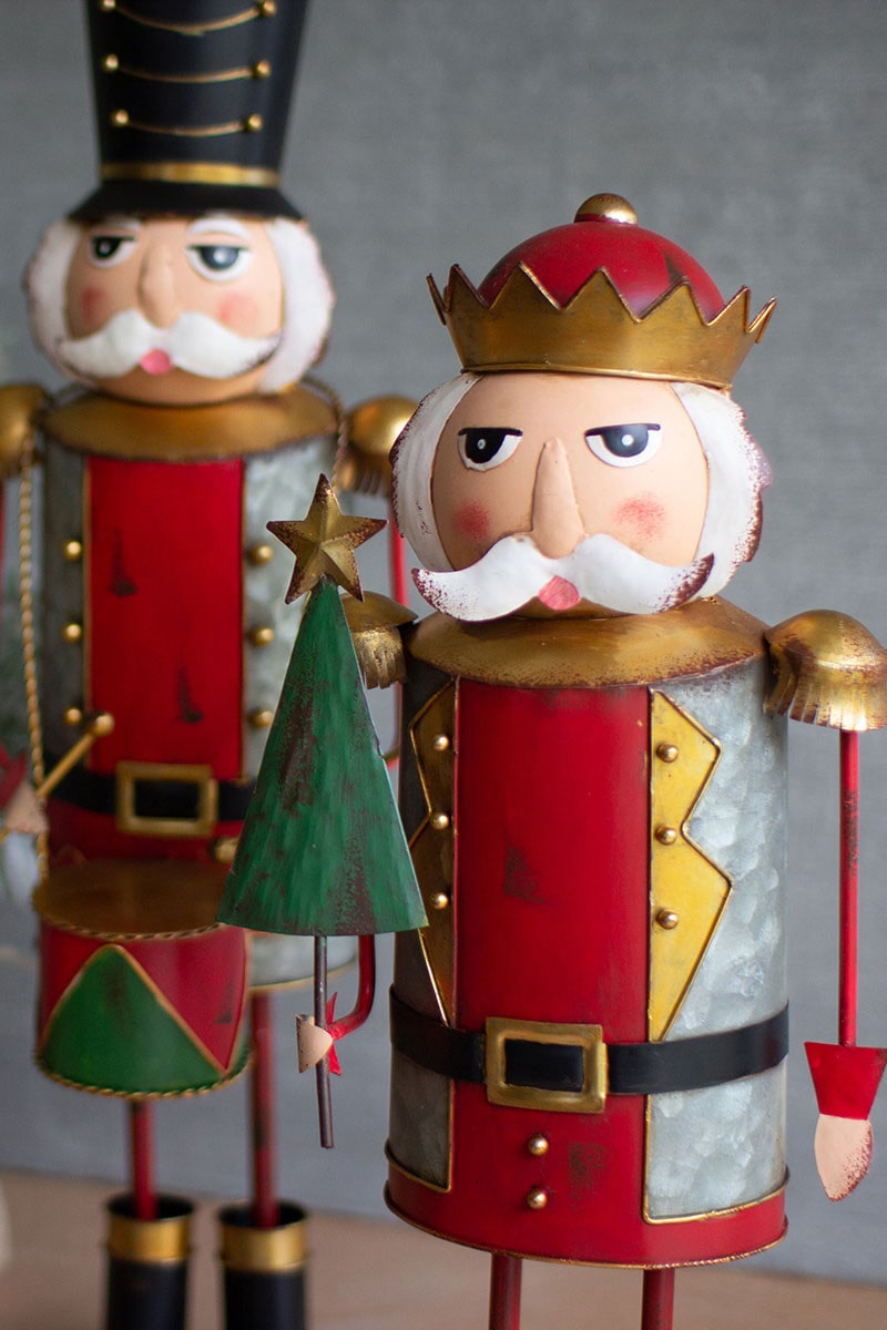 Metal 2024 christmas nutcracker