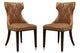 Manhattan Comfort Reine Black and Walnut Velvet Dining Chair (Set of Two) | Dining Chairs | Modishstore - 30