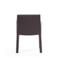 Manhattan Comfort Vogue Clay Faux Leather Arm Chair | Dining Chairs | Modishstore - 8