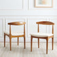 Safavieh Lionel Retro Dining Chair Set Of 2 - Walnut Body | Dining Chairs | Modishstore - 4