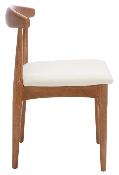 Safavieh Lionel Retro Dining Chair Set Of 2 - Walnut Body | Dining Chairs | Modishstore - 2
