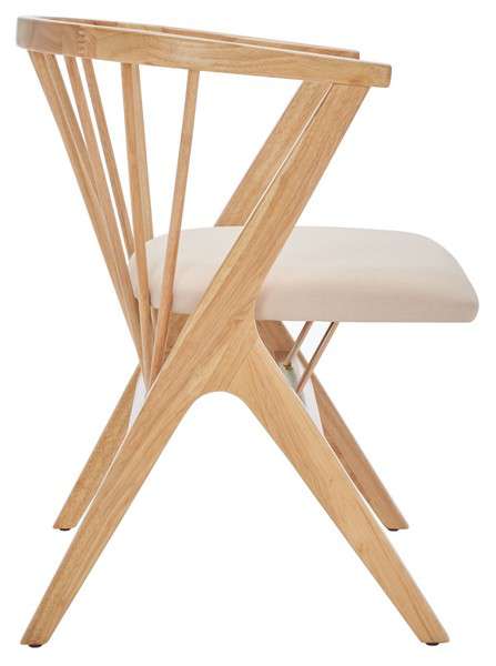 Safavieh Noah Spindle Dining Chair Set Of 2 - Natural | Dining Chairs | Modishstore - 2