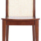 Safavieh Benicio Rattan Dining Chair Set Of 2 - Dark Brown | Dining Chairs | Modishstore - 2