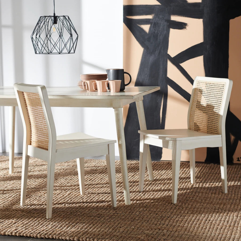 Safavieh Benicio Rattan Dining Chair | Dining Chairs | Modishstore - 1