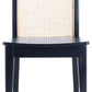 Safavieh Benicio Rattan Dining Chair Set Of 2 - Black | Dining Chairs | Modishstore - 2