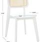 Safavieh Luz Cane Dining Chair Set Of 2 - White | Dining Chairs | Modishstore - 4