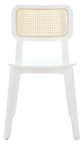 Safavieh Luz Cane Dining Chair Set Of 2 - White | Dining Chairs | Modishstore - 2