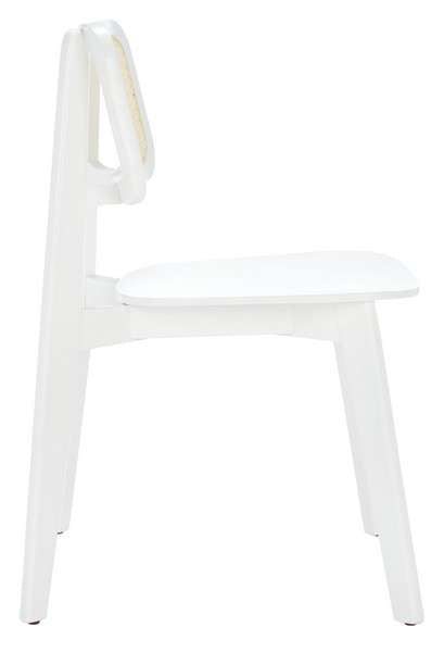 Safavieh Luz Cane Dining Chair Set Of 2 - White | Dining Chairs | Modishstore - 3