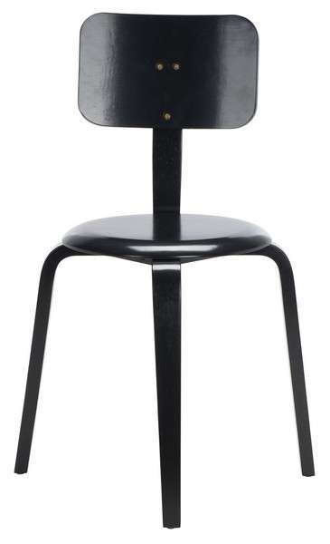 Safavieh Luella Stackable Dining Chair Set Of 2 - Black | Dining Chairs | Modishstore - 2