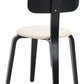 Safavieh Jo Upholstered Stackable Dining Chair Set Of 2 - Black | Dining Chairs | Modishstore - 3