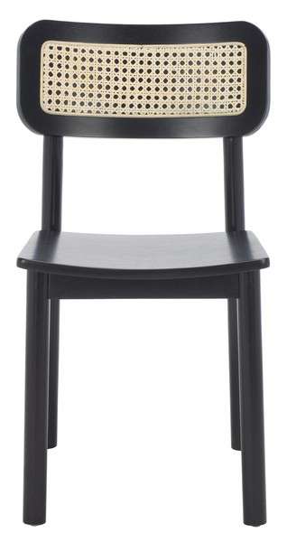 Safavieh Egon Dining Chair Set Of 2 - Black | Dining Chairs | Modishstore - 2