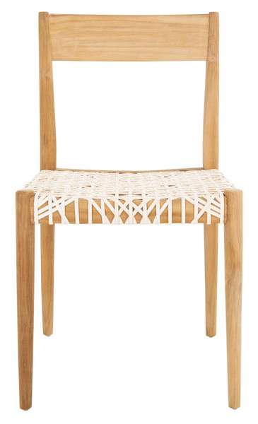 Safavieh Pranit Dining Chair Set Of 2 - White | Dining Chairs | Modishstore