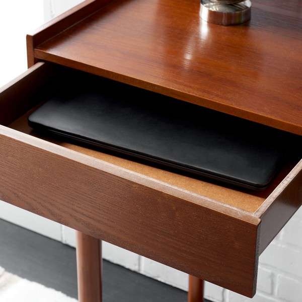 Safavieh Henley 2 Drawer Desk - Brown | Desks | Modishstore - 3