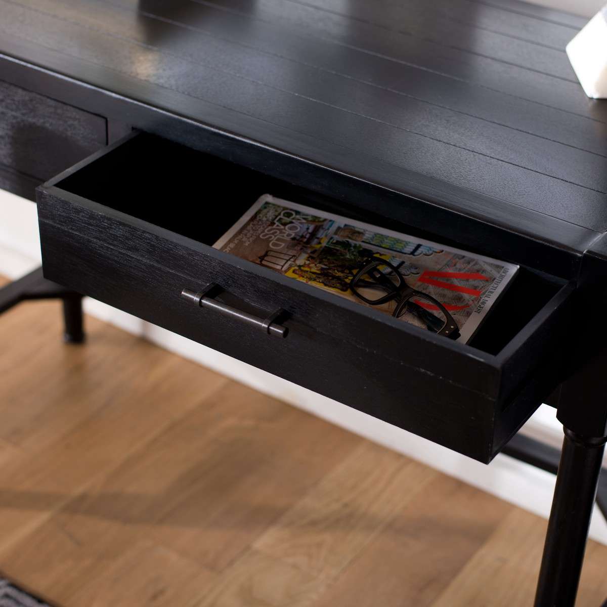 Safavieh Filbert Writing Desk - Black | Desks | Modishstore - 4