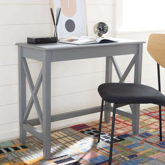 Safavieh Kaytee Desk - Distressed Gray | Desks | Modishstore