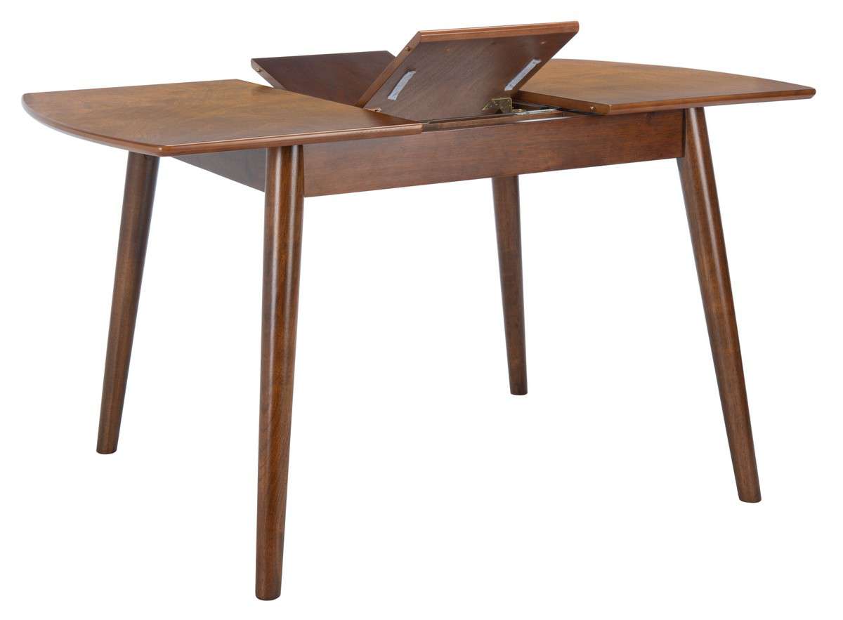 Safavieh Varda Manual Extension Dining Table - Walnut | Dining Tables | Modishstore - 2