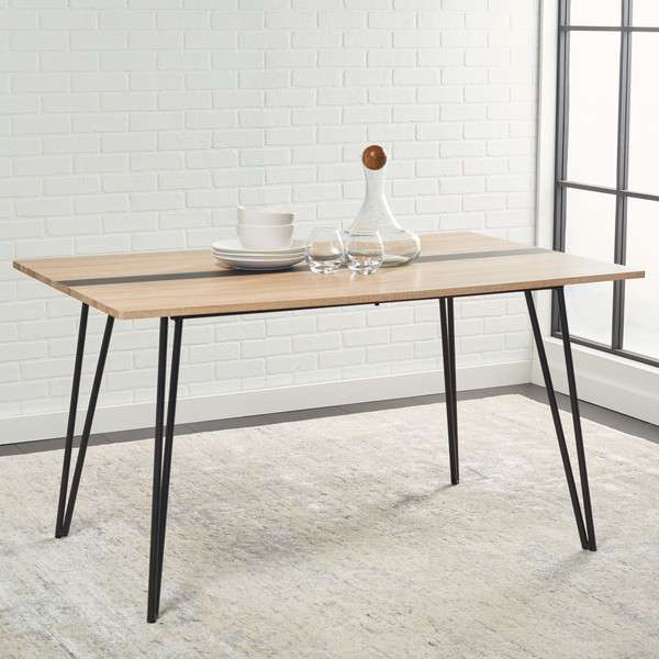 Safavieh Alarick Dining Table - Natural | Dining Tables | Modishstore - 4