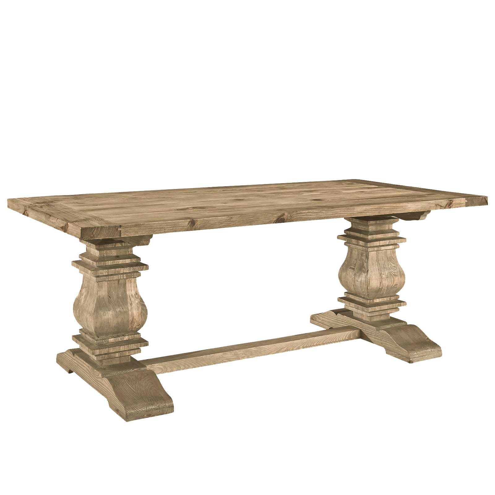 Column Rectangle Wood Dining Table By Modway - EEI-1199 | Dining Tables | Modishstore - 2