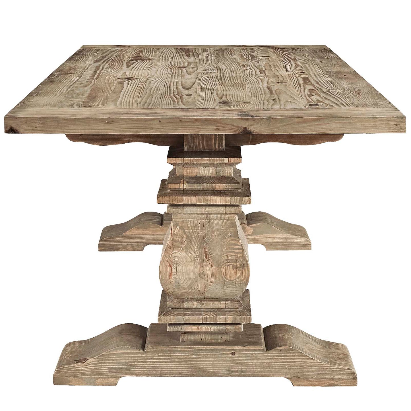 Column Rectangle Wood Dining Table By Modway - EEI-1199 | Dining Tables | Modishstore - 4