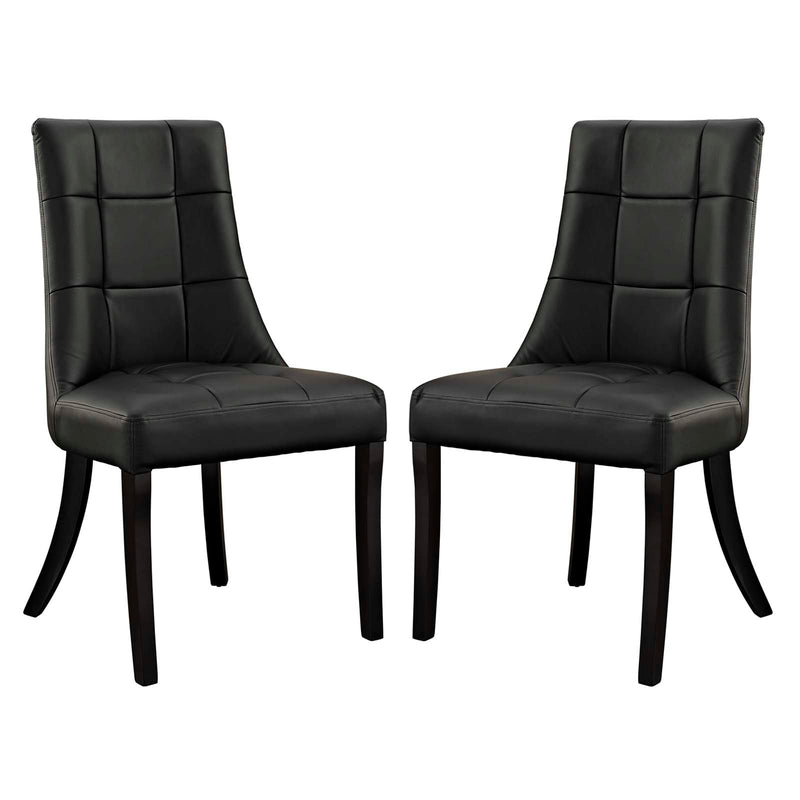 Modway Noblesse Vinyl Dining Chair - Set of 2 - EEI-1298 | Dining Chairs | Modishstore - 8