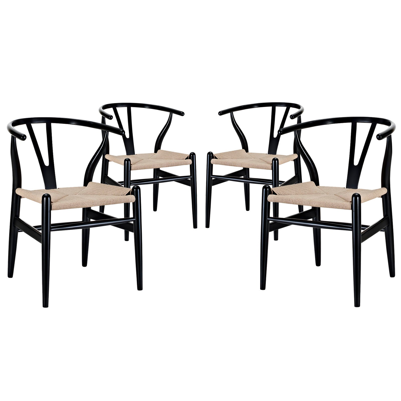 Amish Dining Armchair Set Of 4 By Modway - EEI-1320 | Dining Chairs | Modishstore - 2