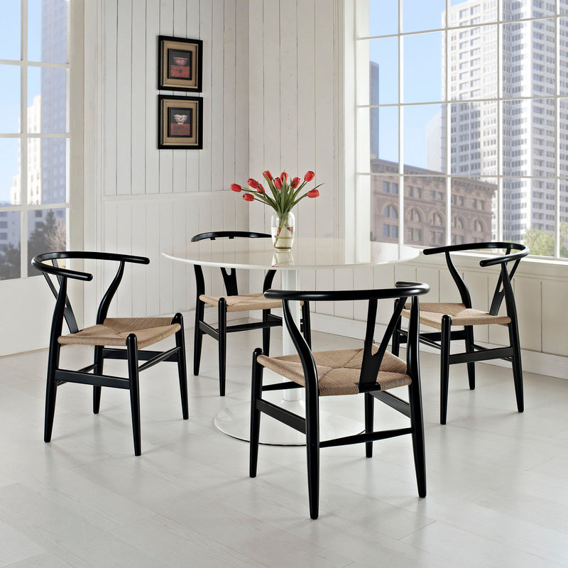 Amish Dining Armchair Set Of 4 By Modway - EEI-1320 | Dining Chairs | Modishstore - 1