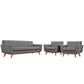 Modway Engage Armchairs and Sofa - Set of 3 | Sofas | Modishstore-4