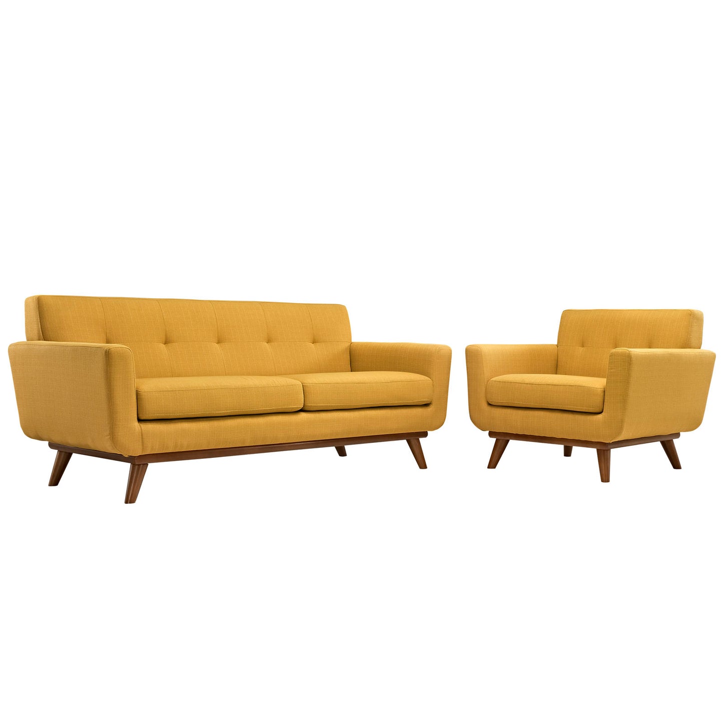 Modway Engage Armchair and Loveseat - Set of 2 - EEI-1346 | Sofa Set | Modishstore - 20