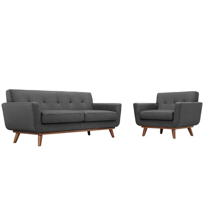 Modway Engage Armchair and Loveseat - Set of 2 - EEI-1346 | Sofa Set | Modishstore - 14