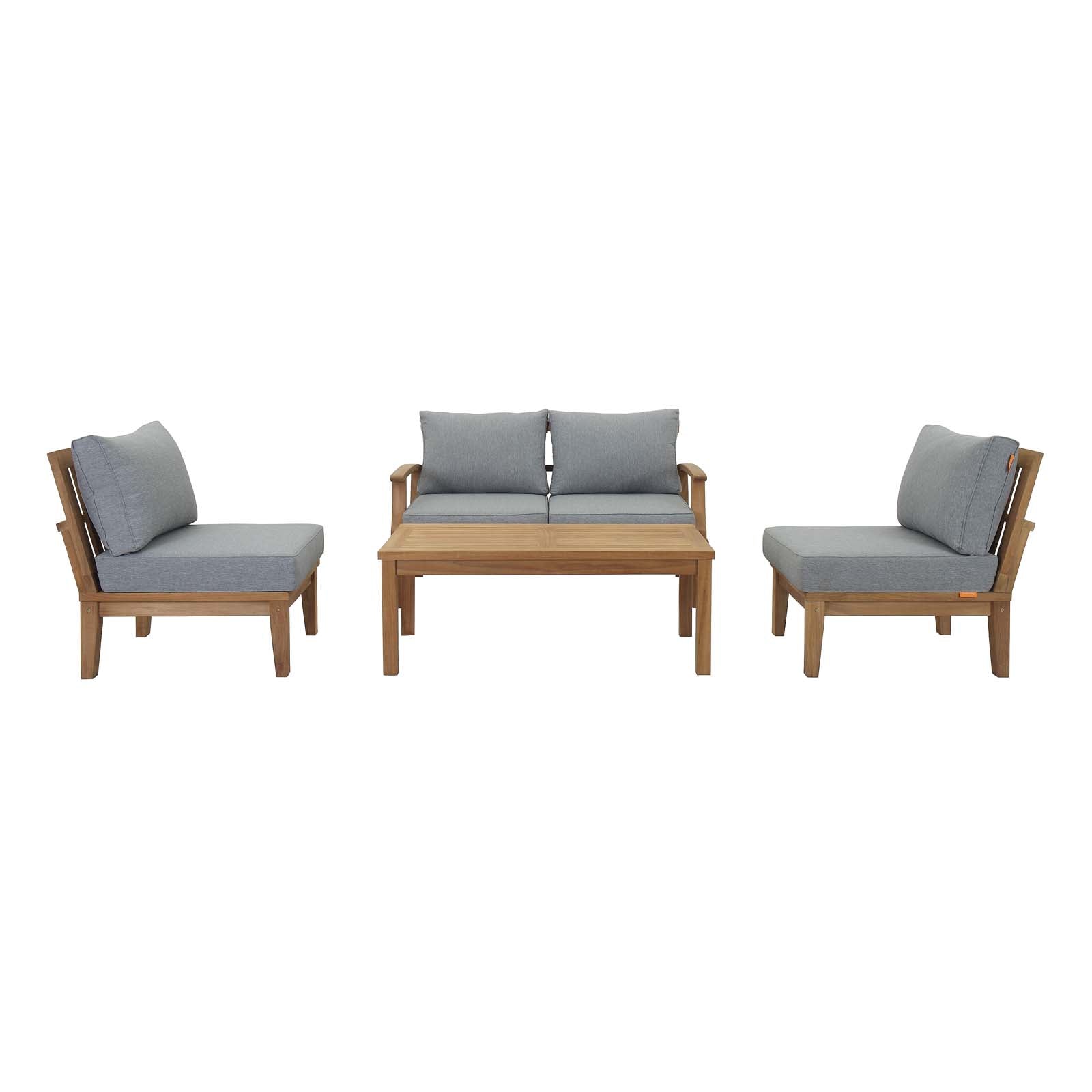 Marina 5 Piece Outdoor Patio Teak Set By Modway EEI 1477